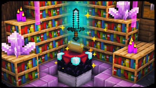 3 Cool ENCHANTING ROOM Designs Minecraft Map
