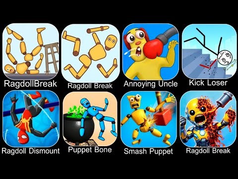 Minecraft,￼Ragdoll Dummy,Ragdoll Break,Kick the Buddy,Annoying Uncle Punch,Kick Loser,Smash Puppet