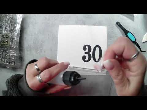 Watch Me Craft # 30th Birthday Card
