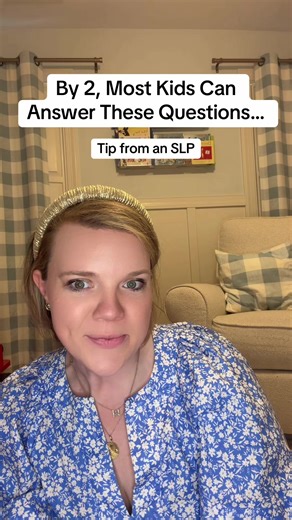 At age 2, these skills show that your child is understanding language, even if they’re still building their vocabulary. #pediatricslp #2yearold #toddlerdevelopment #latetalker #languagedevelopment