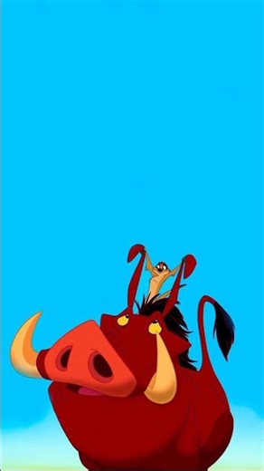Drawing Timon & Pumbaa #shorts