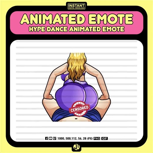 Goofy Dance Animated Emote | Funny Meme GIF for Twitch & Discord | Digital Download - Etsy UK