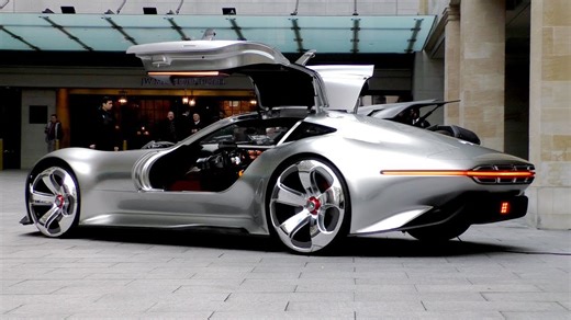 Mercedes-Benz AMG Vision Gran Turismo Supercar Spotted in London