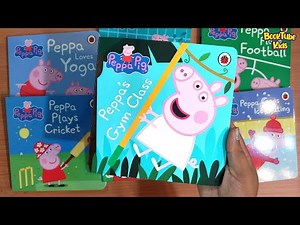 🐷PEPPA PIG : PEPPA'S SPORTY COLLECTION | GYM CLASS | Kids Books Read Aloud | Peppa Pig Story time