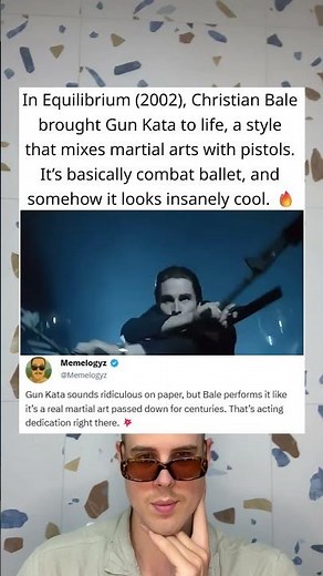 In Equilibrium (2002), Christian Bale brought Gun Kata to life