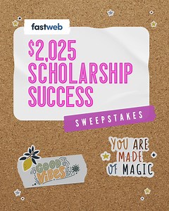 🚀Apply for the $2,025 Scholarship Success Sweepstakes🚀 💪 This year, we want to make it easy for you to apply for and win scholarships! Start by setting weekly goals and finding scholarship applications that fit into your schedule. 🏆 Start with our quick and easy to apply for $2,025 Scholarship Success Sweeps! To apply: 💻 Fill out the form. ✍️ Answer a multiple-choice question (HINT: there are no wrong answers). ✅ Hit submit. ⏰ Plus, set a daily reminder to enter every day. The more entries,