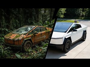 Reviving a Rusted Tesla Cybertruck | Full Restoration (Satisfying)