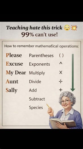 Teachers Hate This Math Trick 😲 | 99% Students Can’t Use PEMDAS Correctly! #education