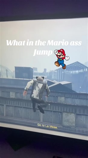 #gtafive#mario#funny#whatthehell#viral bro literally embodied the jumper man himself