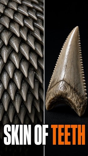 Your Skin Grows Hair. A Shark's Grows Teeth