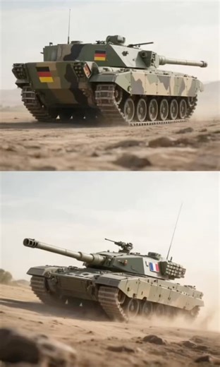 🇩🇪 Germany vs 🇫🇷 France | Leopard 2A7 vs Leclerc XLR