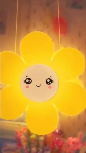 Lampada da Notte a Margherita di Carta! 🌼💡💛