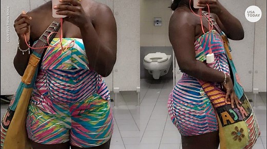 Flight attendant forces passenger to cover up outfit before getting on flight