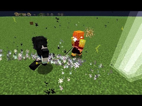 Zenitsu VS Kaigaku [Minecraft Mod Demon Slayer]