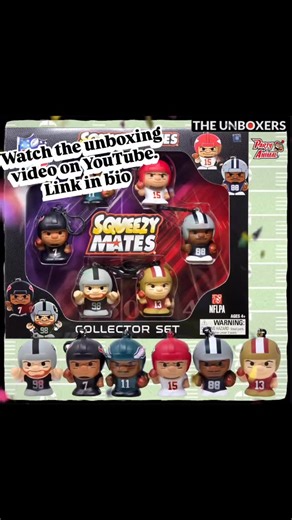Check it out! We’re unboxing the Squeezymates 2026 NFL Football Collector Set by @partyanimal_inc Big THANKS to them for gifting it to us! #squeezymates #nfl #football #footballplayers #unboxing | The Unboxers