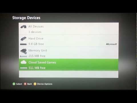 How To Enable And Use XBOX 360 Cloud Storage