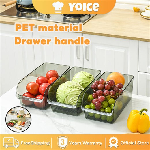 Refrigerator Storage Box Multipurpose Can Bottle Fruit Vegetable Storage Food Container Fridge Space Saver Organizer | Lazada PH