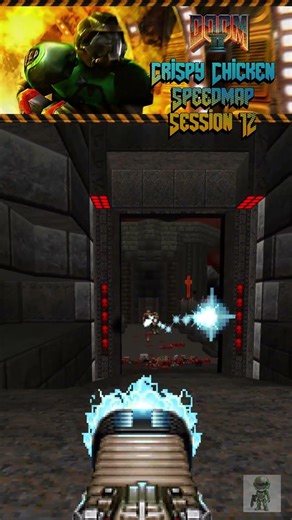 Doom 2 - Crispy Chicken Speedmap Session 12 - #doom #doom2 #games #retrogaming #doomwad #gameshorts