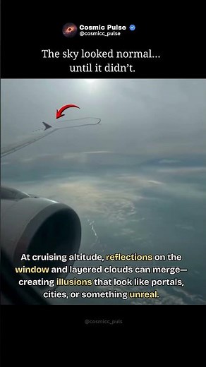 The Sky Looked Normal… Until It Didn’t 😱✈️ #shorts #trending #viral #space #moon #spacefacts #cosmos