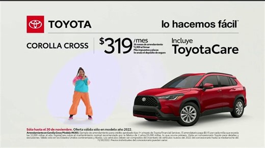 2022 Toyota Corolla Cross TV Spot, 'Cantante: Corolla Cross' [T2]