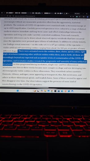 The paper “Real-Time Self-Assembly of Stereomicroscopically Visible Artificial Constructions in Incubated Specimens of mRNA Products Mainly from Pfizer and Moderna: A Comprehensive Longitudinal Study” is a 2024 study by Young Mi Lee, MD and Daniel Broudy that reports the authors’ laboratory examination of COVID-19 mRNA vaccine samples under a stereomicroscope, claiming to observe visible, self-assembling artificial structures and signs of cellular injury in incubated specimens of the Pfizer and