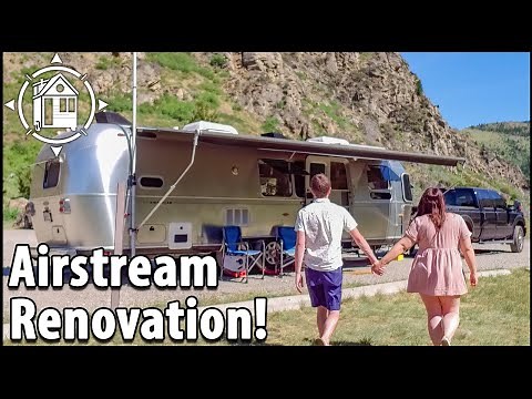 Gorgeous AIRSTREAM RENOVATION is Couple's Modern Tiny House