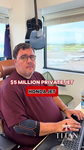 Check out this $5 million Honda Jet 🛩️ #aviation #privatejet | private jet