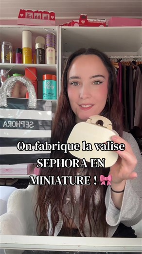 On fabrique la valise @SEPHORA en MINIATURE #valisesephora #sephora #miniature #maquillage #valiseminiature