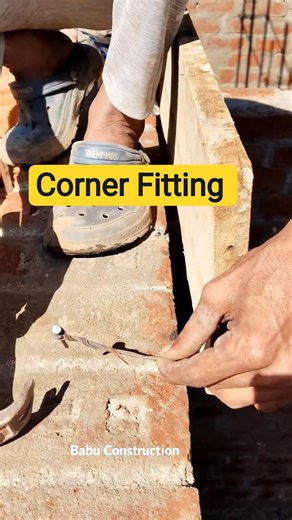 Shuttering Corner Fitting 👉 #shorts #construction