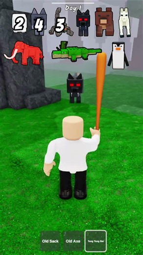 🏏 Stick/Club (Weapon) Vs Secret Enemies!!! 🦥 - 99 Nights In The Forest