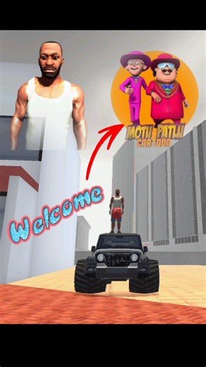 Franklin ke city mein motu patlu ki jadi furfuri Nagar se indian bike driving 3d new city 🌆 party 🎉