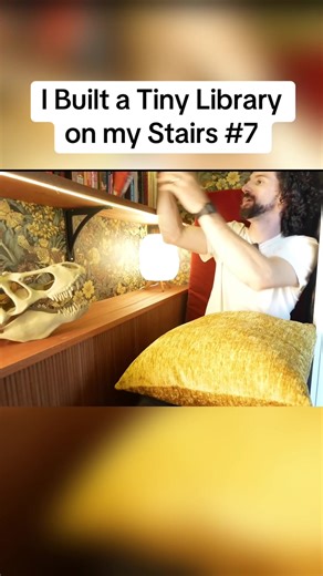 Creating a Unique Tiny Library on My Stairs