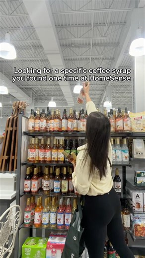 It’s like finding a needle in a hay stack 😅 #coffeesyrup #coffee #homesense