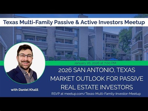2026 San Antonio, TX Market Outlook for Passive Real Estate Investors with Guest Daniel Khalil | Wayne Courreges III, CPM®