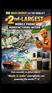 🇮🇳 India Becomes Global Mobile Manufacturing Powerhouse