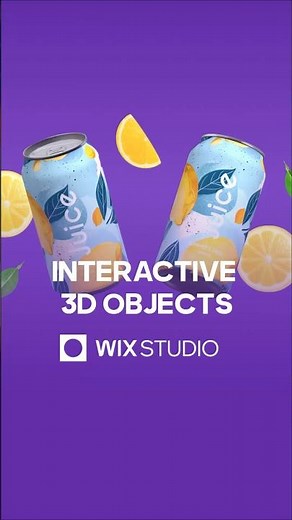 Interactive 3D Objects in Wix Studio #wixstudio #webdesign #3danimation