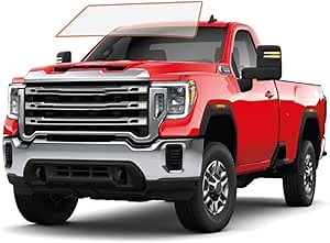 DIY-MotoShield Pro Premium Professional 2mil Precut Ceramic Window Tint Film for 2020-2021 GMC Sierra 2500 Standard Cab — (Front Windshield 75%)