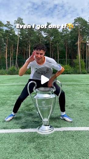 Oussama on Instagram: "Oussi’s UCL Trophy >>>>> #football #reels #UCL"