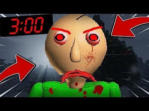 NE JAMAIS FAIRE SPAWN BALDI A 3H DU MATIN MINECRAFT *SECRET* !! MINECRAFT BALDI