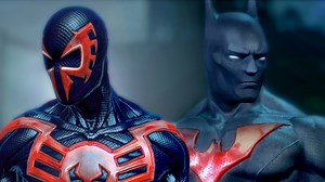 495K views · 17K reactions | SPIDER-MAN 2099 vs BATMAN BEYOND - FOLLOW FOR MORE! | Bat in the Sun | Facebook