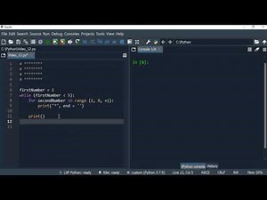 Python 12: Nested while loops to print a square shape using asterisks (*)