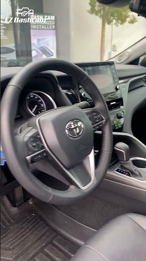 Did something different installing an integrated Front Parking Camera on this 2022 Toyota Camry!