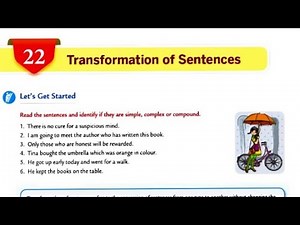 Transformation of Sentences | Ch-22 | Part-3 | Class-8 |Collins English grammar and composition book