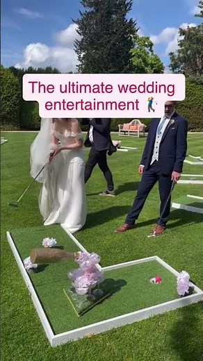 Wedding Mini Golf & Garden Games | Stylish Wedding Entertainment Ideas