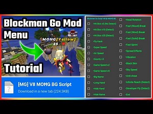 Blockman Go Mod Menu Tutorial | Bedwars Fly Hack