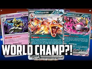UPDATED Charizard ex Deck is READY TO WIN THE WORLD CHAMPIONSHIP! - Pokemon TCG Deck List + Matches