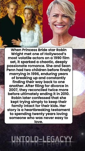 The 20-Year Storm: Why Robin Wright Kept Trying to Save Her Marriage to Sean Penn