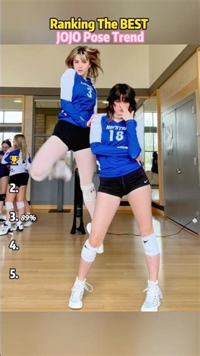 Ranking The BEST JoJo Pose Trend#jojopose#jojomemes