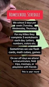 97K views · 1.3K reactions | Wondering what a homeschool schedule looks like? This is what we do year round and only applies to my young homeschoolers. My high schooler has a very different schedule. We modify it throughout the year, because we can #homeschool #unschool #howtohomeschool #homeschoolhelp #homeschoolschedule #sahm #momlife #newhomeschoolmom #homeschooltips #homeschoolhack #whyhomeschool | Homeschool ToGo | Facebook