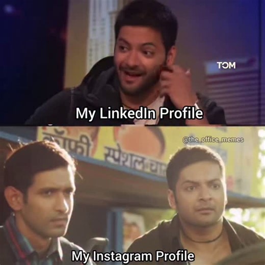 Linkedin 🥰 Instagram 💀 . . . . Work | Corporate Life | 9-5 Job | Office Life | Meetings | Software Engineer | Developer Life | Deadline Pressure | Hustle Culture | Work Struggles | Team Meetings | Work From Home | Monday Motivation | Career Grind | Workplace Humor #TheOfficeMemes #corporatelife #corporatememes #corporatemajdoor #memes #memesdaily #sinchan #worklifebalance #officehumor #9to5life #joblife #relatablememes #careergoals #mondayblues #narendramodi #funnyreels #trendingreels #explore